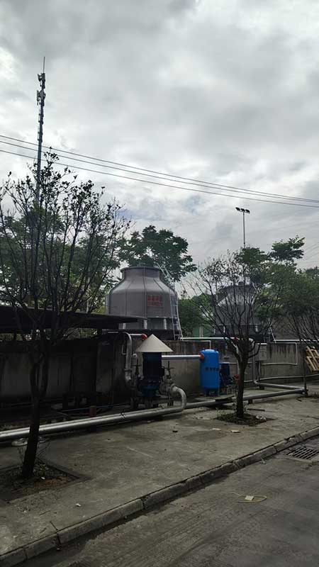 四川新东方电缆集团双冷却塔水循环系统